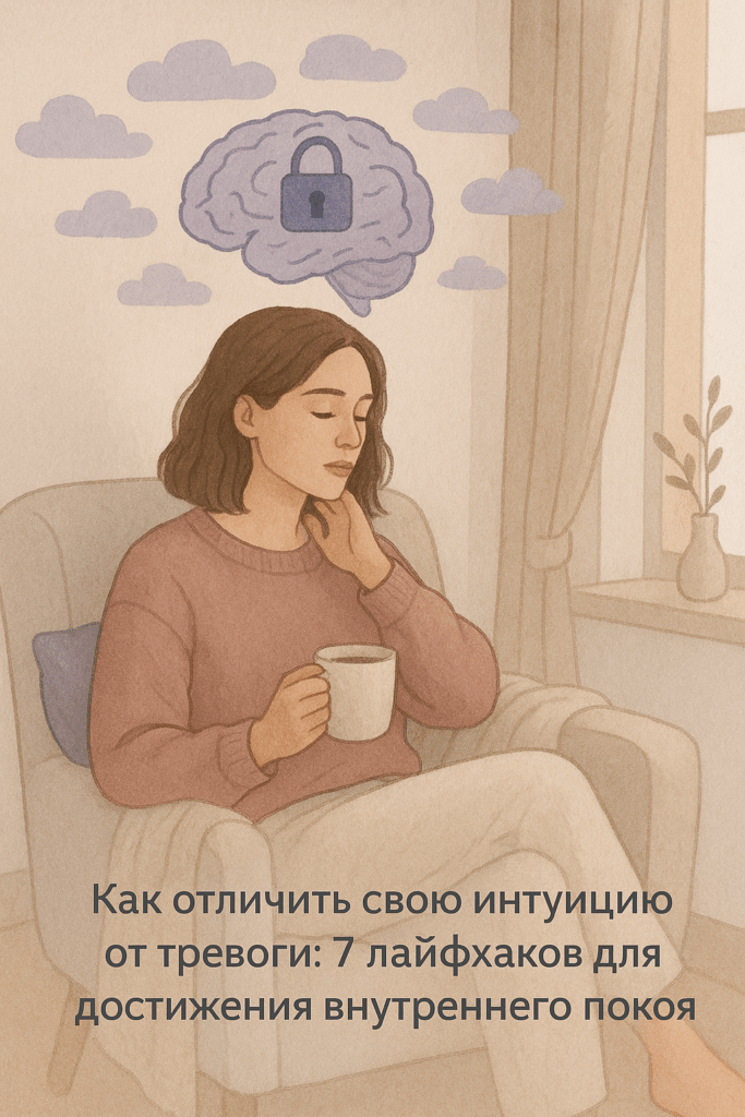 Как отличить свою интуицию от тревоги: 7 лайфхаков для достижения внутреннего покоя