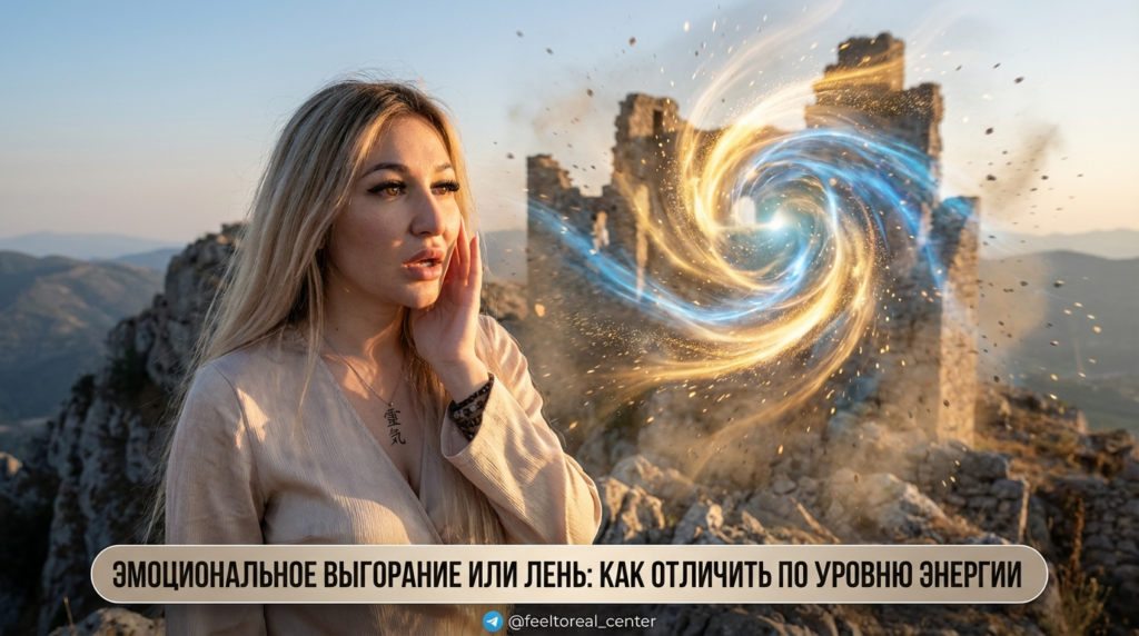 Сравнение эмоционального выгорания и лени по уровню энергии