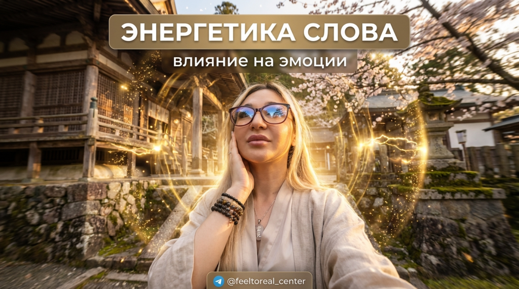Иллюстрация влияния слов на эмоциональное состояние и энергетику человека